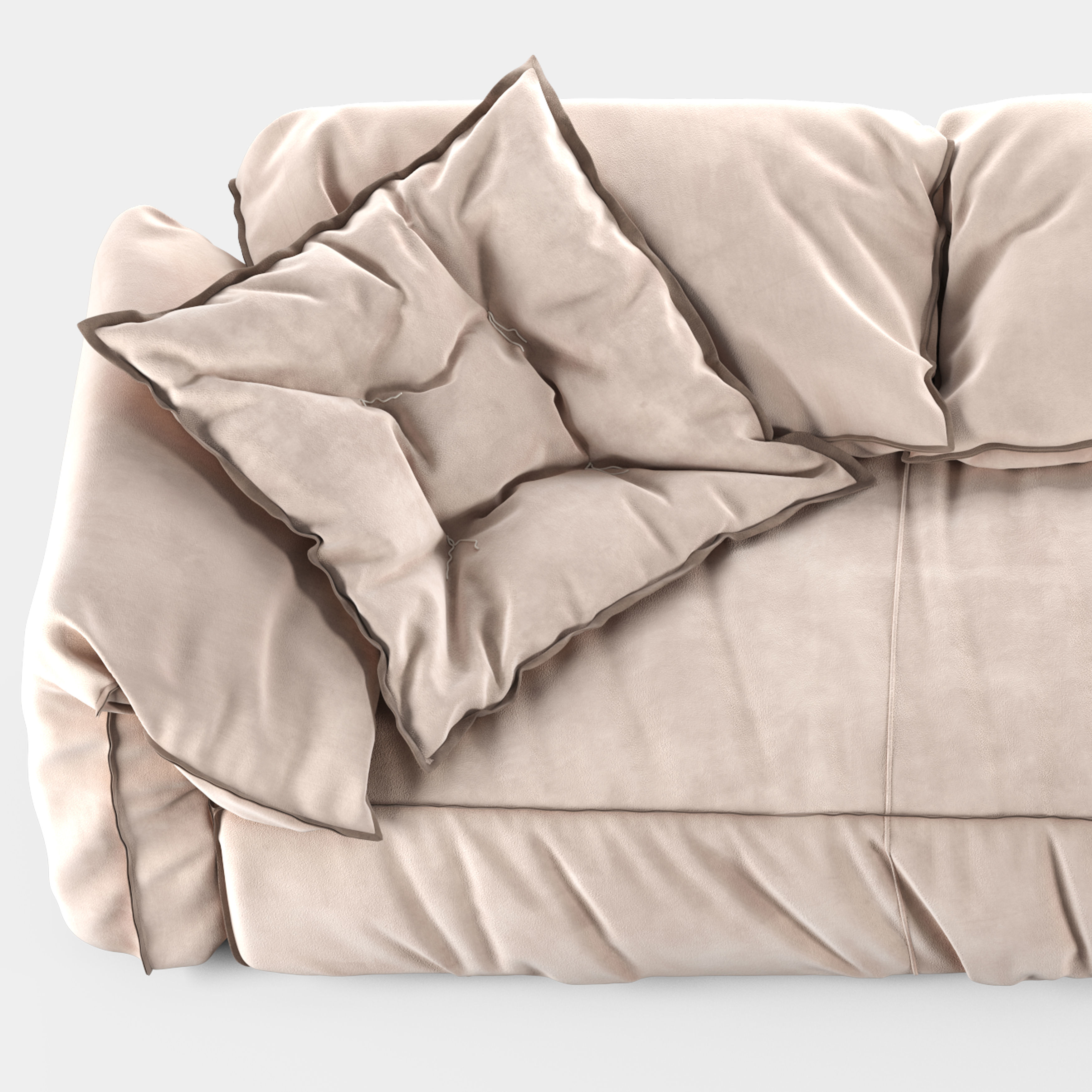 Baxter Casablanca Sofa 3D model_4