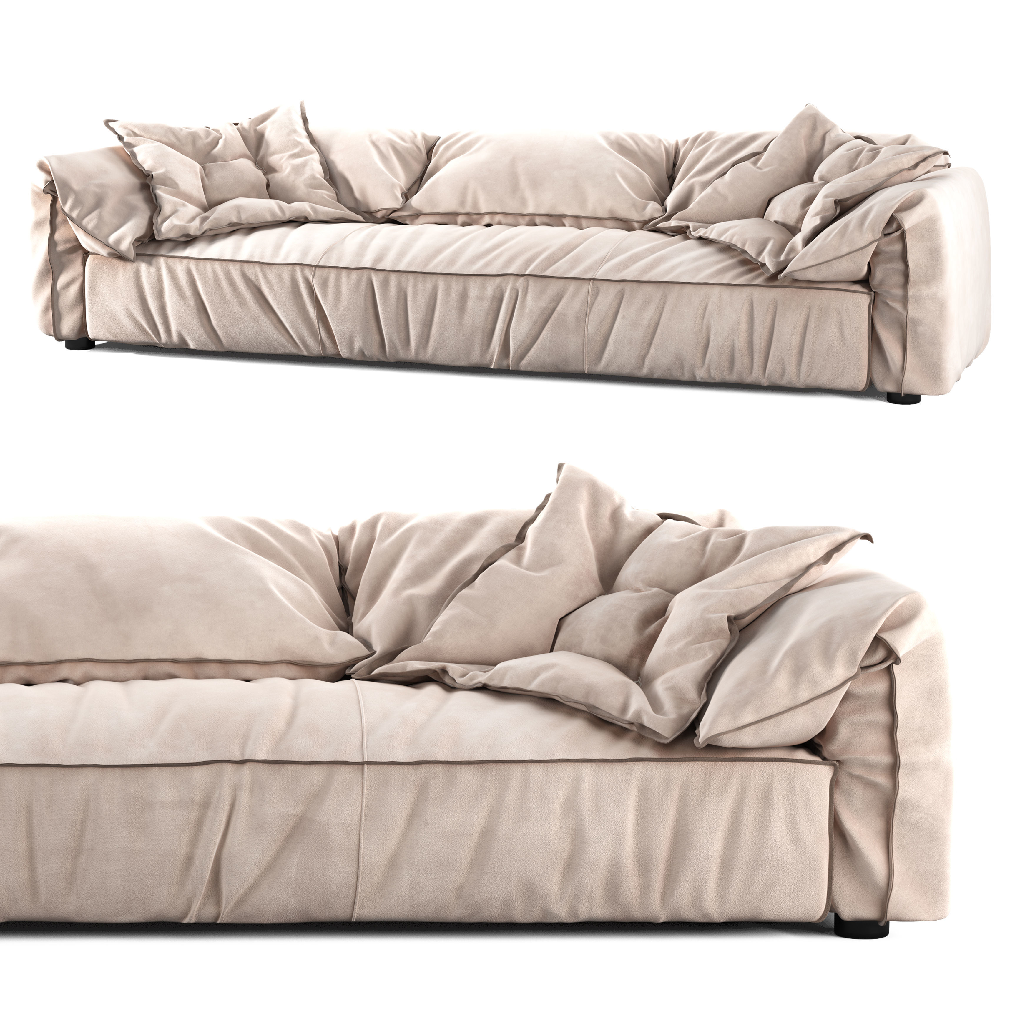 Baxter Casablanca Sofa 3D model_1