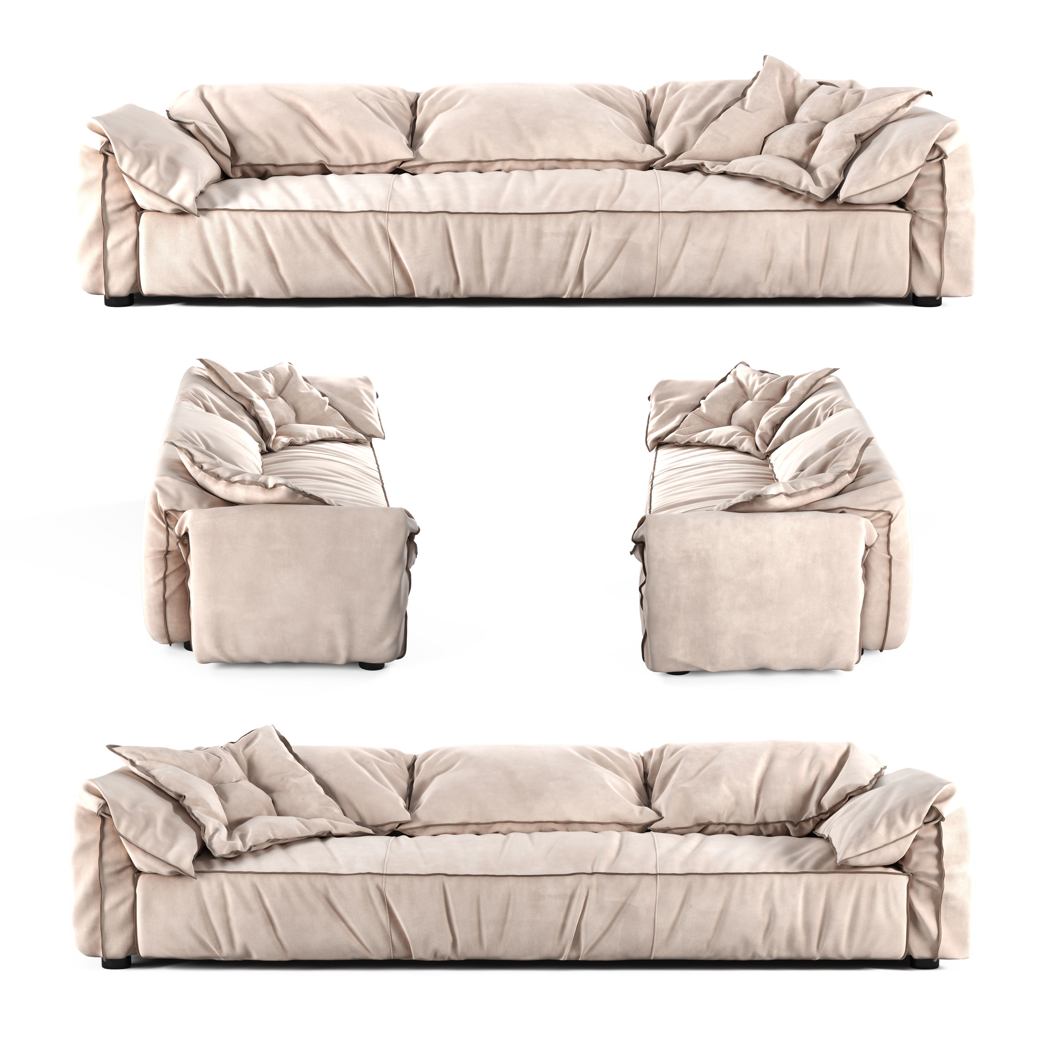 Baxter Casablanca Sofa 3D model_3