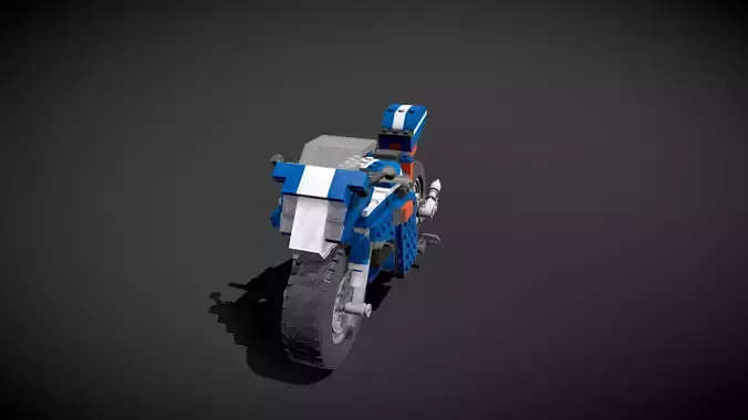 Lego Race Rider 3D model