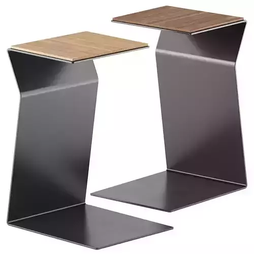 Lolo Metal Side Table by Maison Corbeil