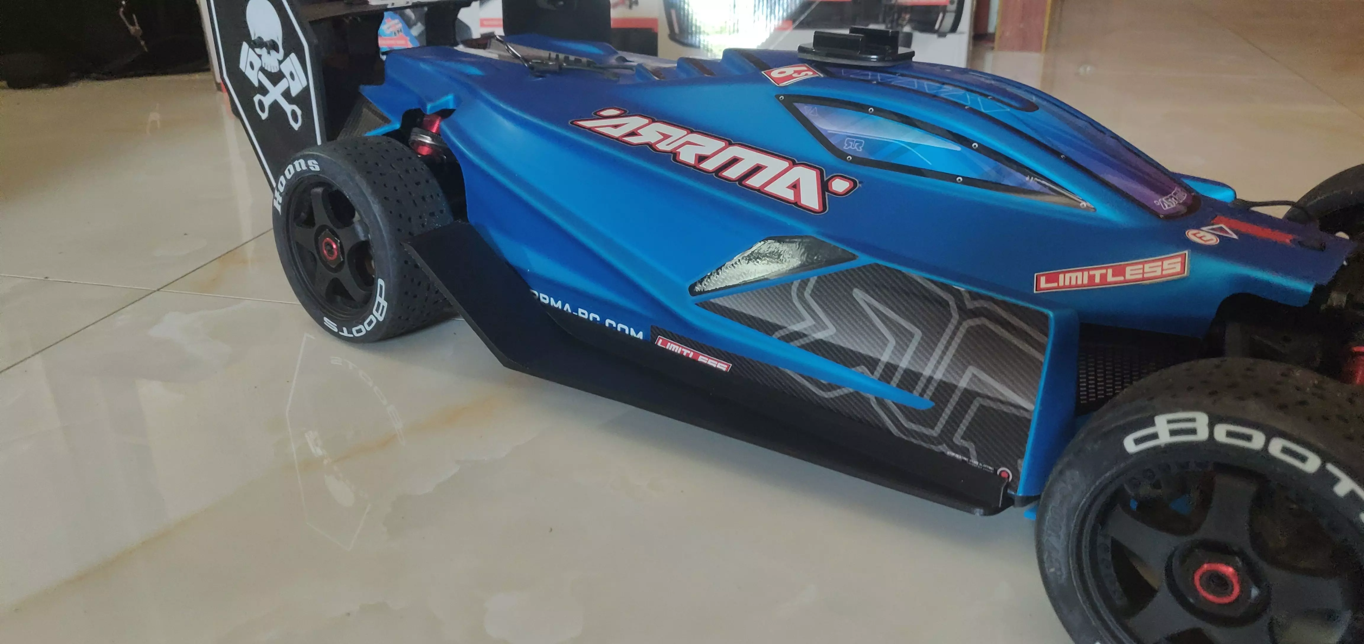Arrma Limitless Side Skirts 3D print model