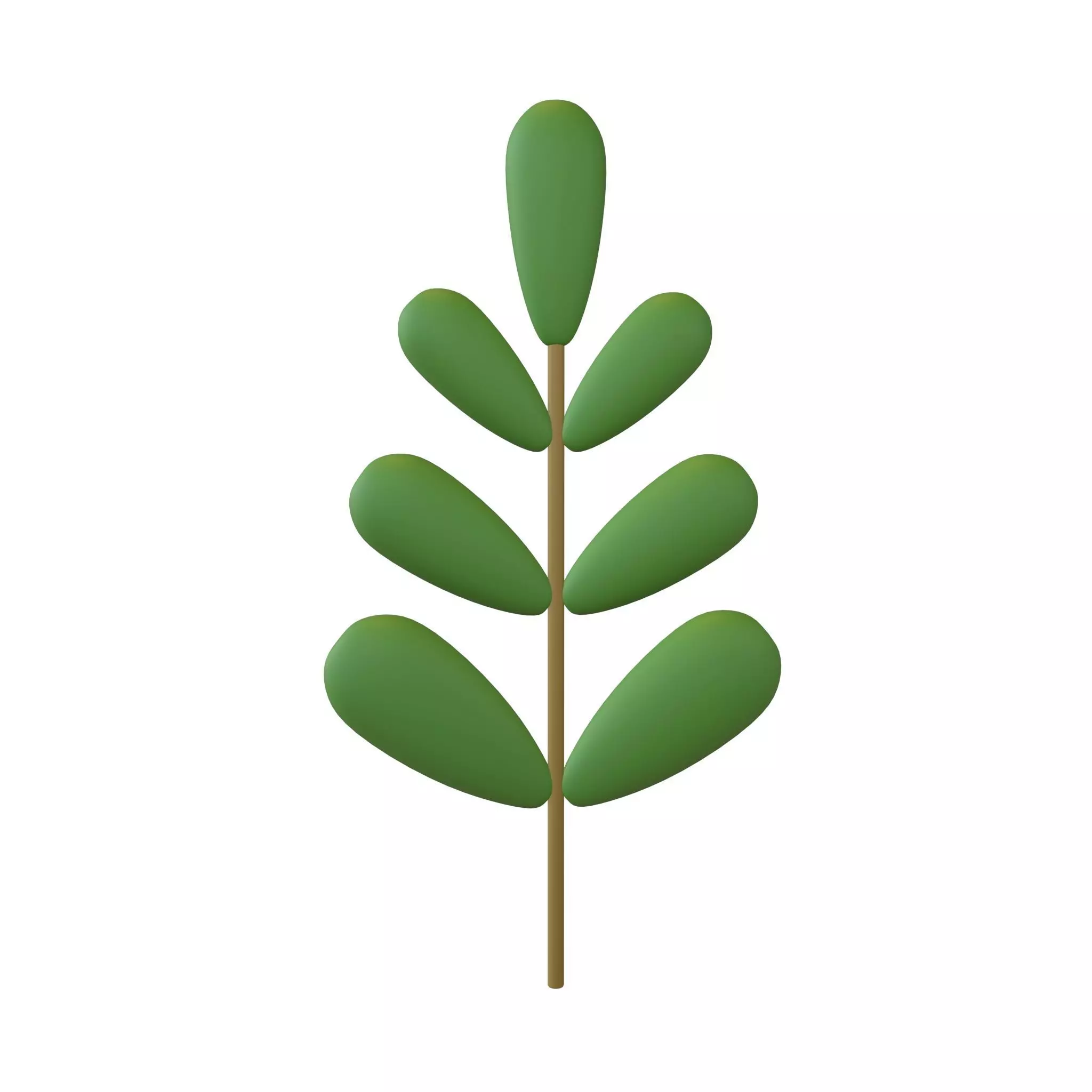 Cartoon Plant v1 002 Low-poly 3D model_0
