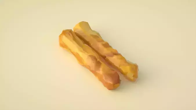 cartoon fried dough sticks fried food chinese breakfast