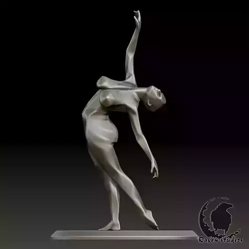 V2 CLAY DANCER      STATUE ORNAMENT