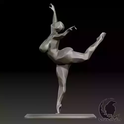 V3 CLAY DANCER    STATUE ORNAMENT