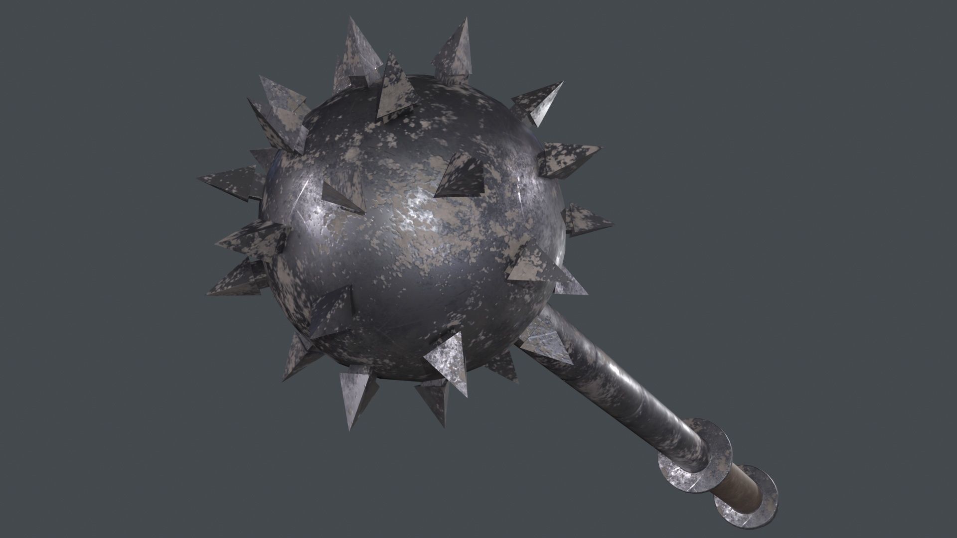 Morning Star 3D Model Low-poly 3D model_5