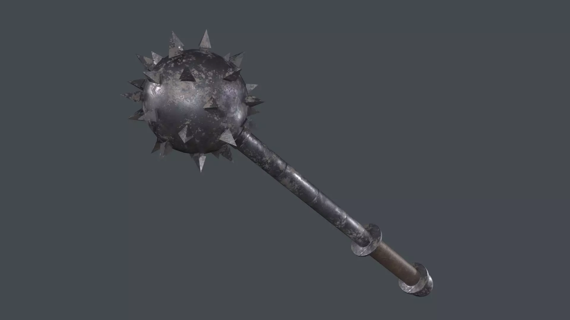 Morning Star 3D Model Low-poly 3D model_0