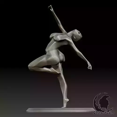 V4 CLAY DANCER      STATUE ORNAMENT