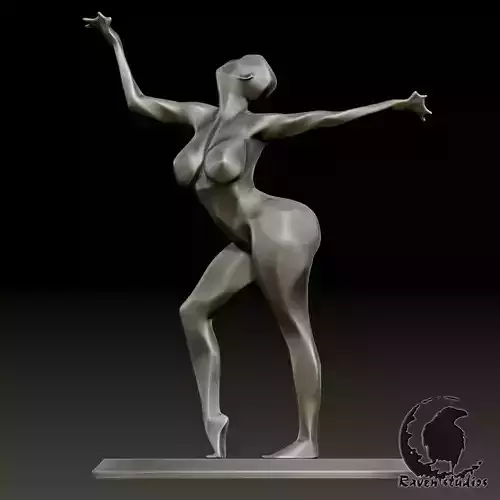 V5 CLAY DANCER    STATUE ORNAMENT