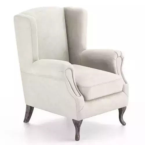 Choix de fauteuil bergere Low-poly 3D model