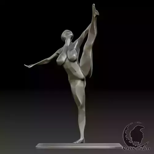 V6 CLAY DANCER   STATUE ORNAMENT