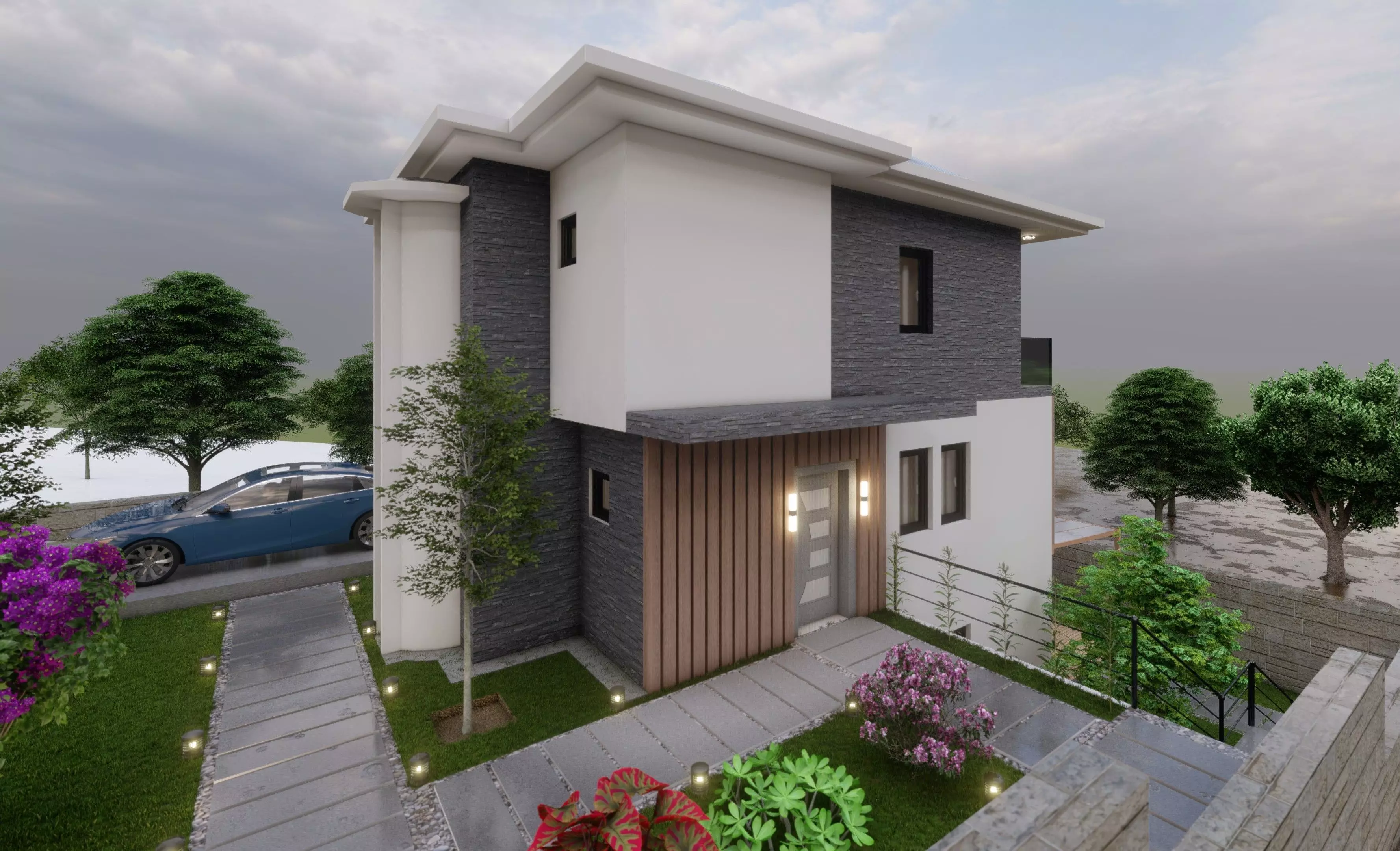 Architectural Housing Project 3D model_0