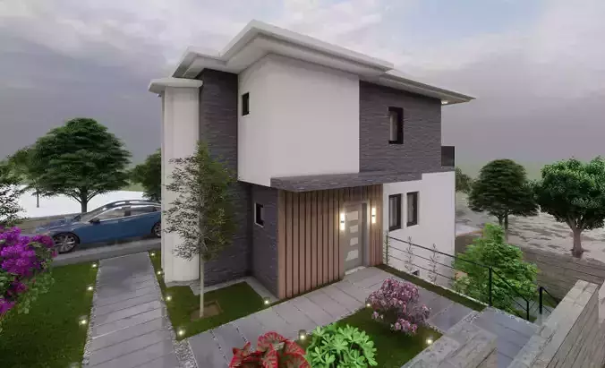 Architectural Housing Project 3D model