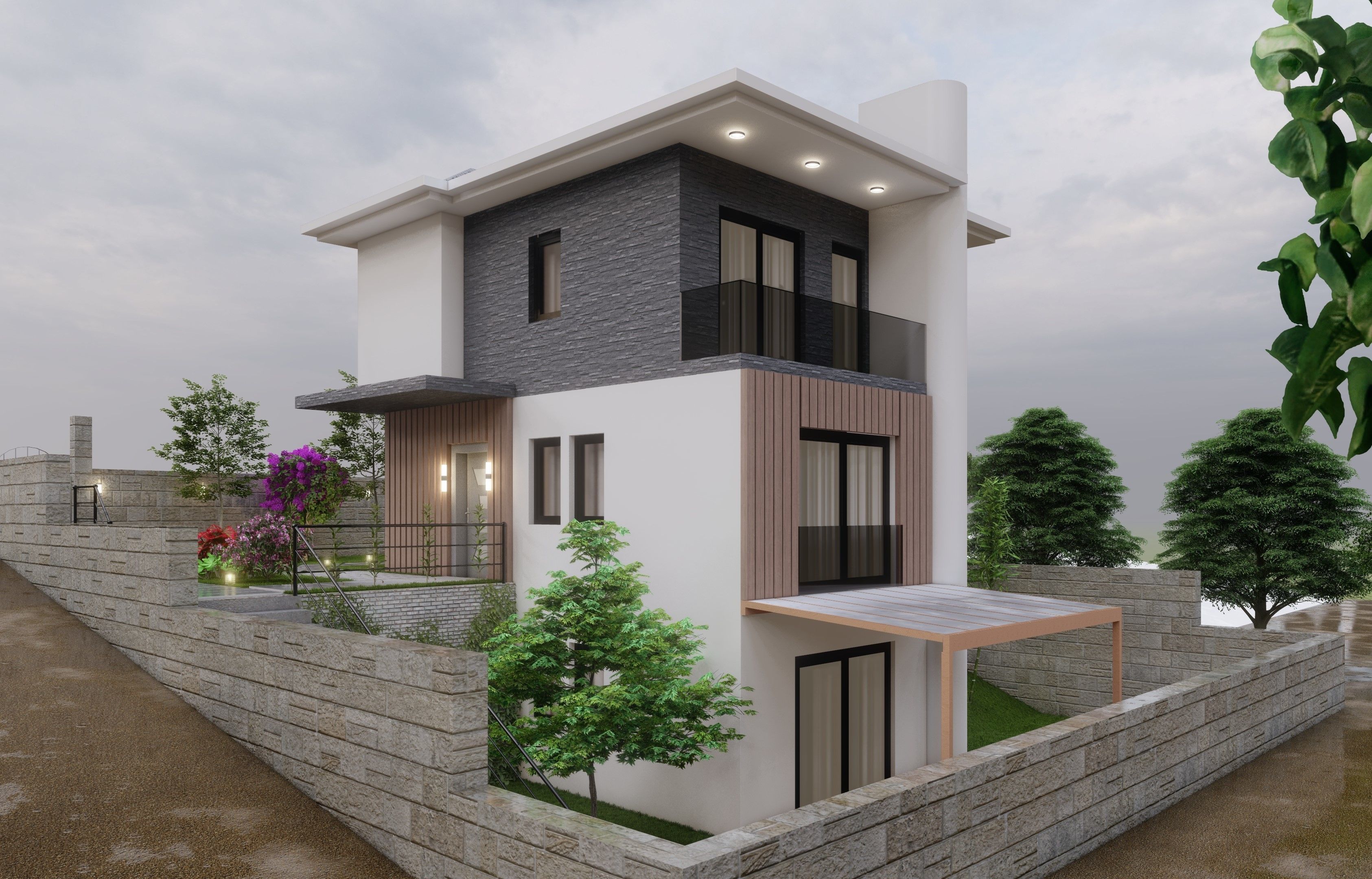 Architectural Housing Project 3D model_1