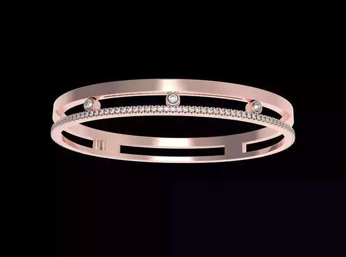 Fashion Bracelet Messika  3D print model 3D print model