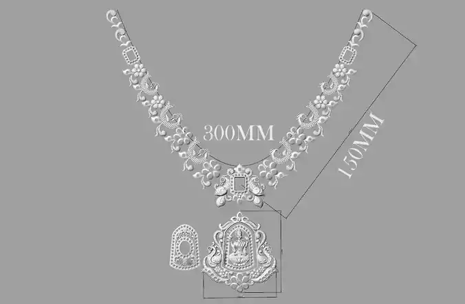 necklesh ganesha necklace set