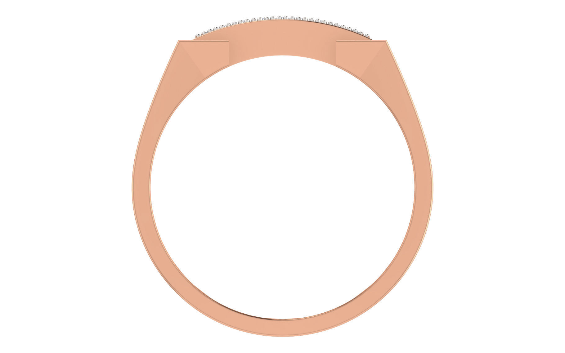 Gents Groom Mens Diamond Band Ring 3dm stl render details 3D print model_1