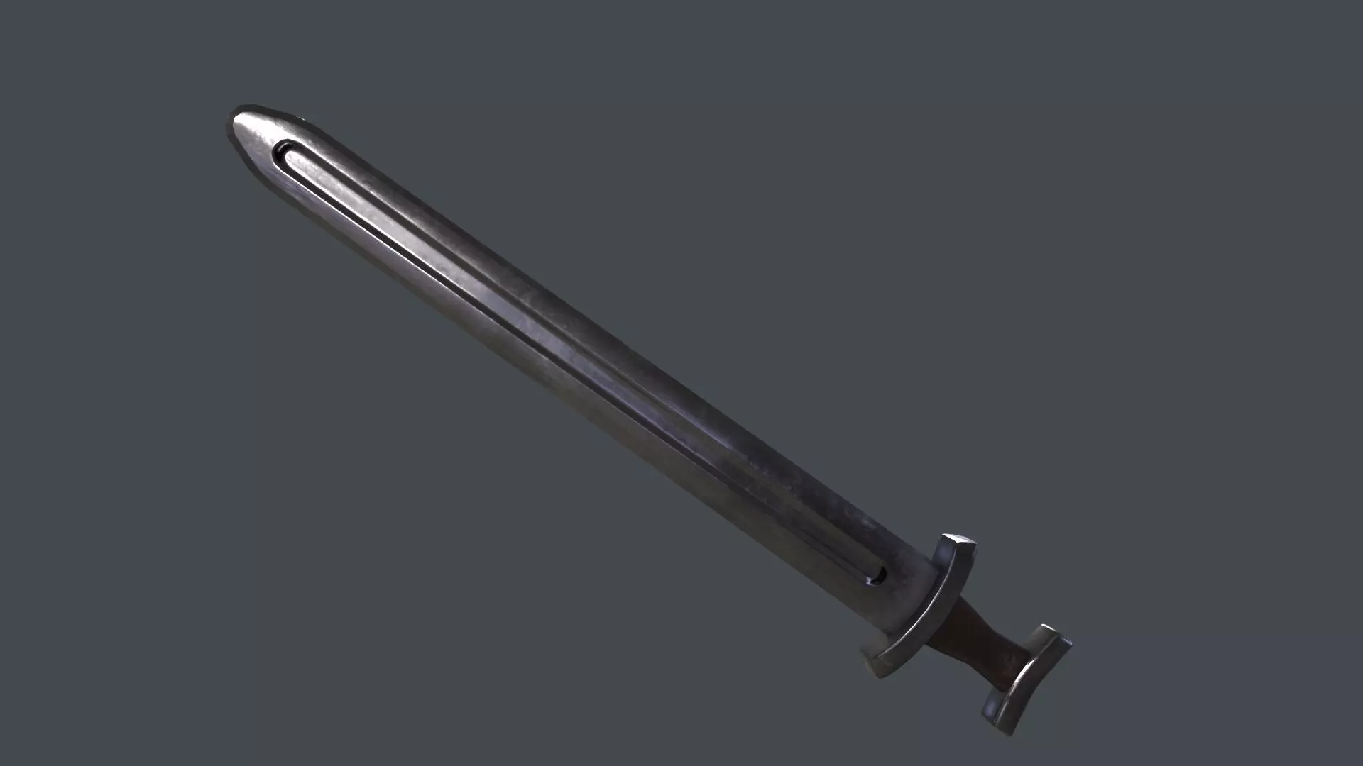 Viking Sword 3D Model Low-poly 3D model