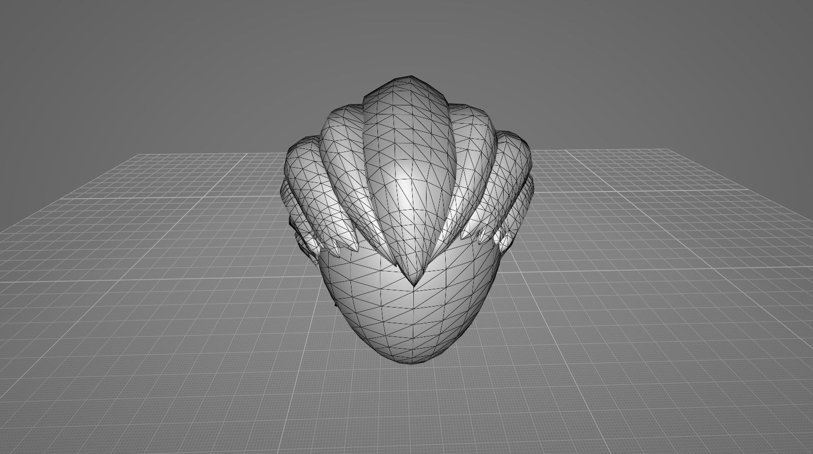 FreeHairstyle11 Free low-poly 3D model_14