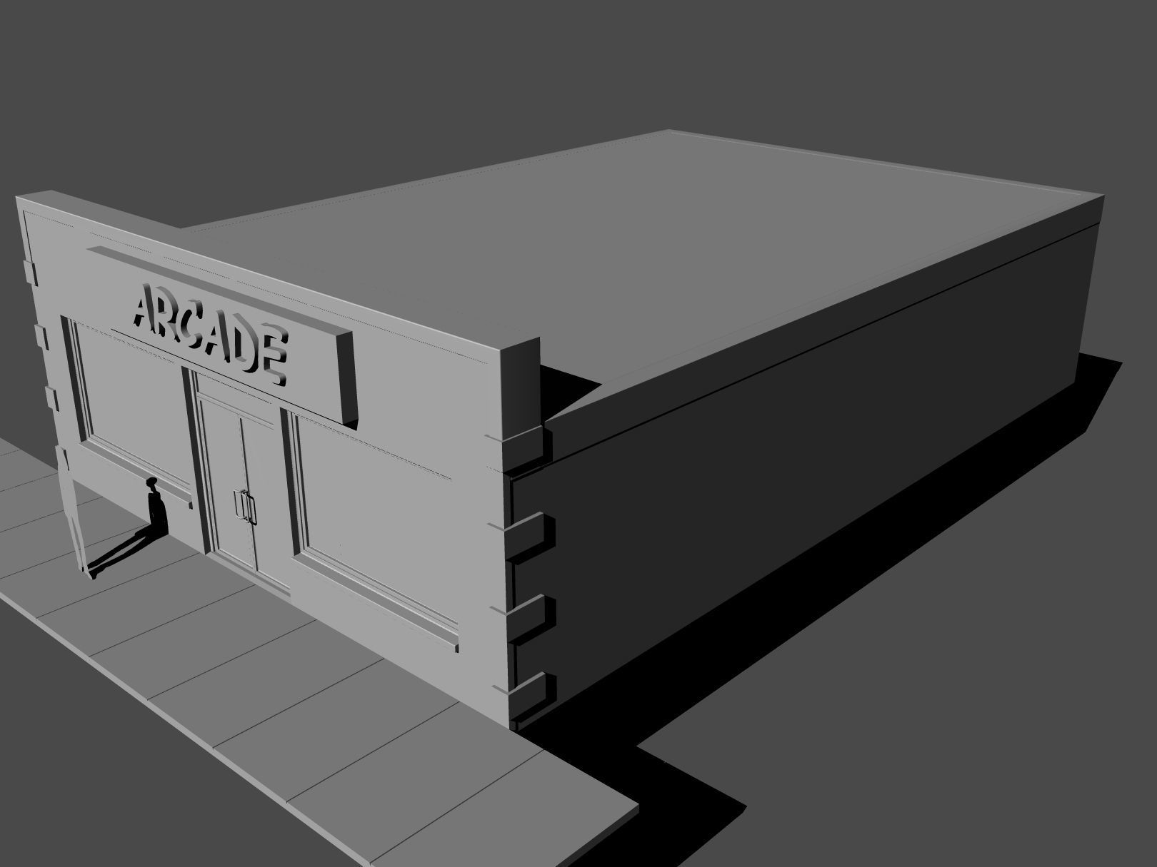Small Arcade free 3D model | CGTrader