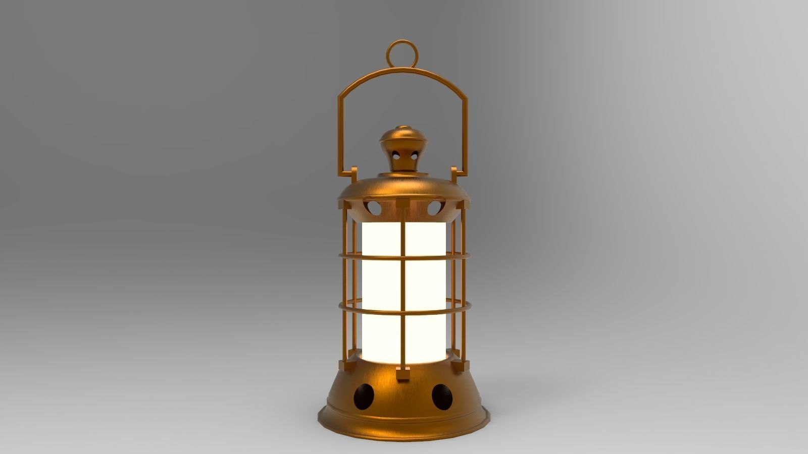 lantern B brass 3D model_3