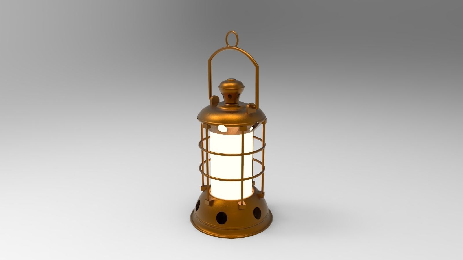 lantern B brass 3D model_4