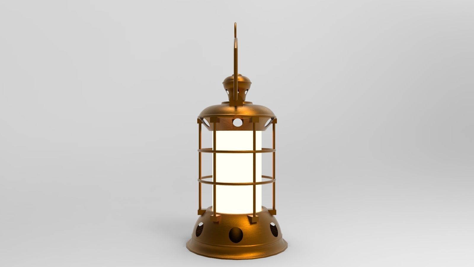lantern B brass 3D model_1