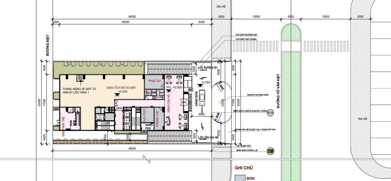 Apartment Model proposed hotel in middle of city 3D model_4