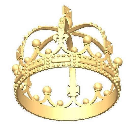 Queen Elisabeth I Crown 3D print model