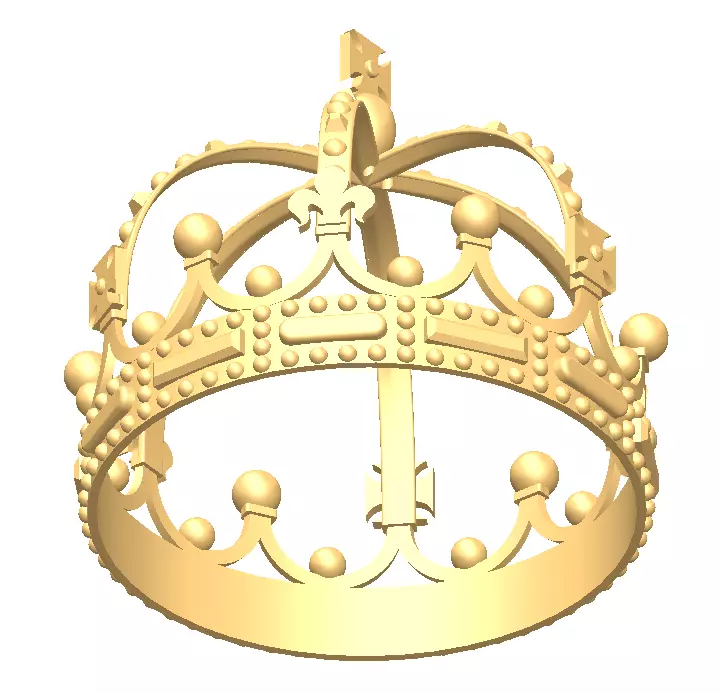Queen Elisabeth I Crown 3D print model_0