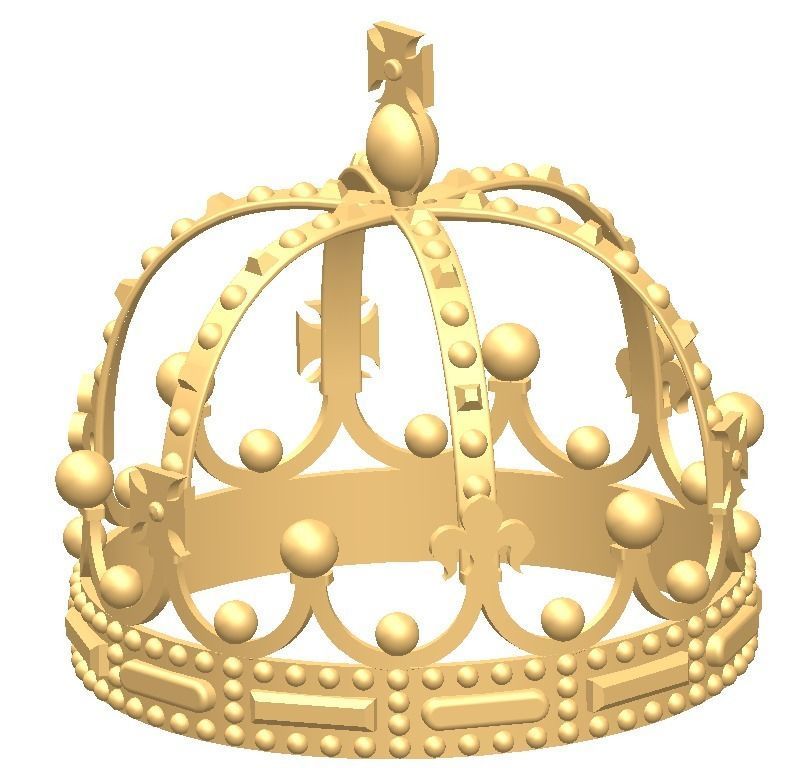 Queen Elisabeth I Crown 3D print model_2