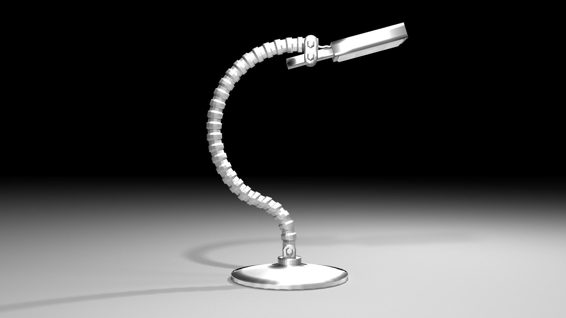 Gooseneck Lamp 4 3D model_1