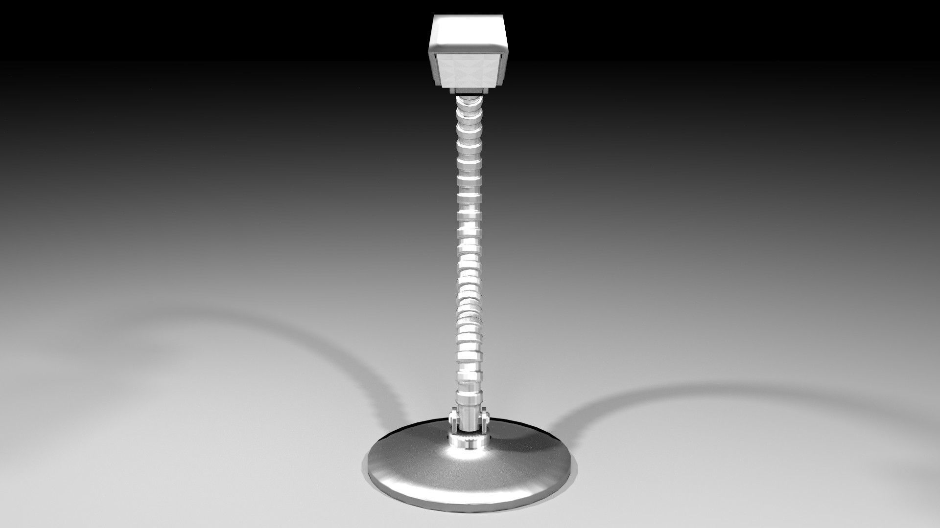 Gooseneck Lamp 4 3D model_2