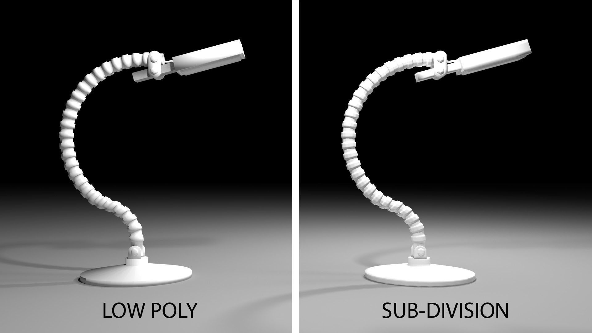 Gooseneck Lamp 4 3D model_4