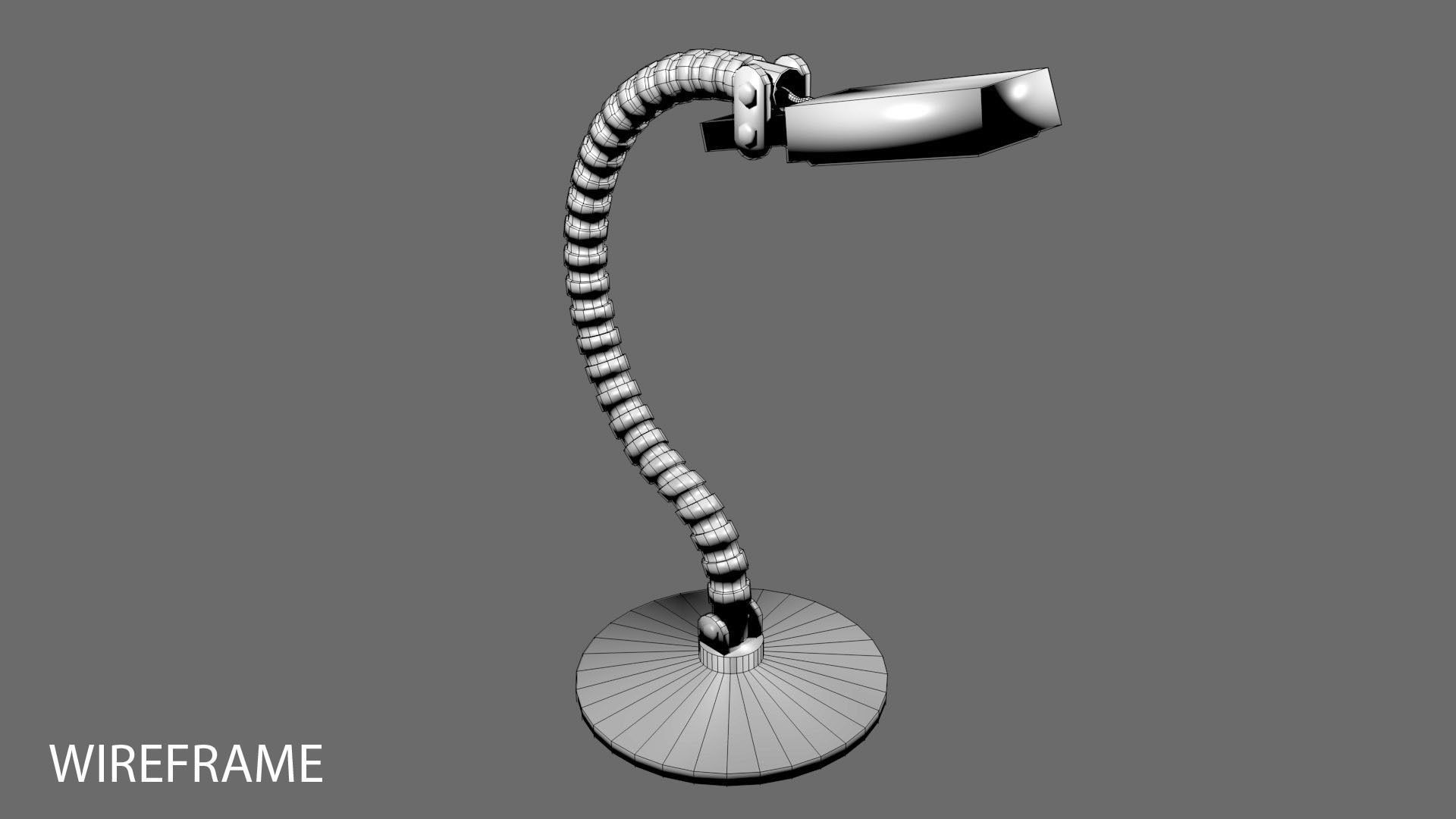 Gooseneck Lamp 4 3D model_3