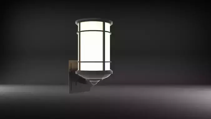 lantern C wall sconce with light
