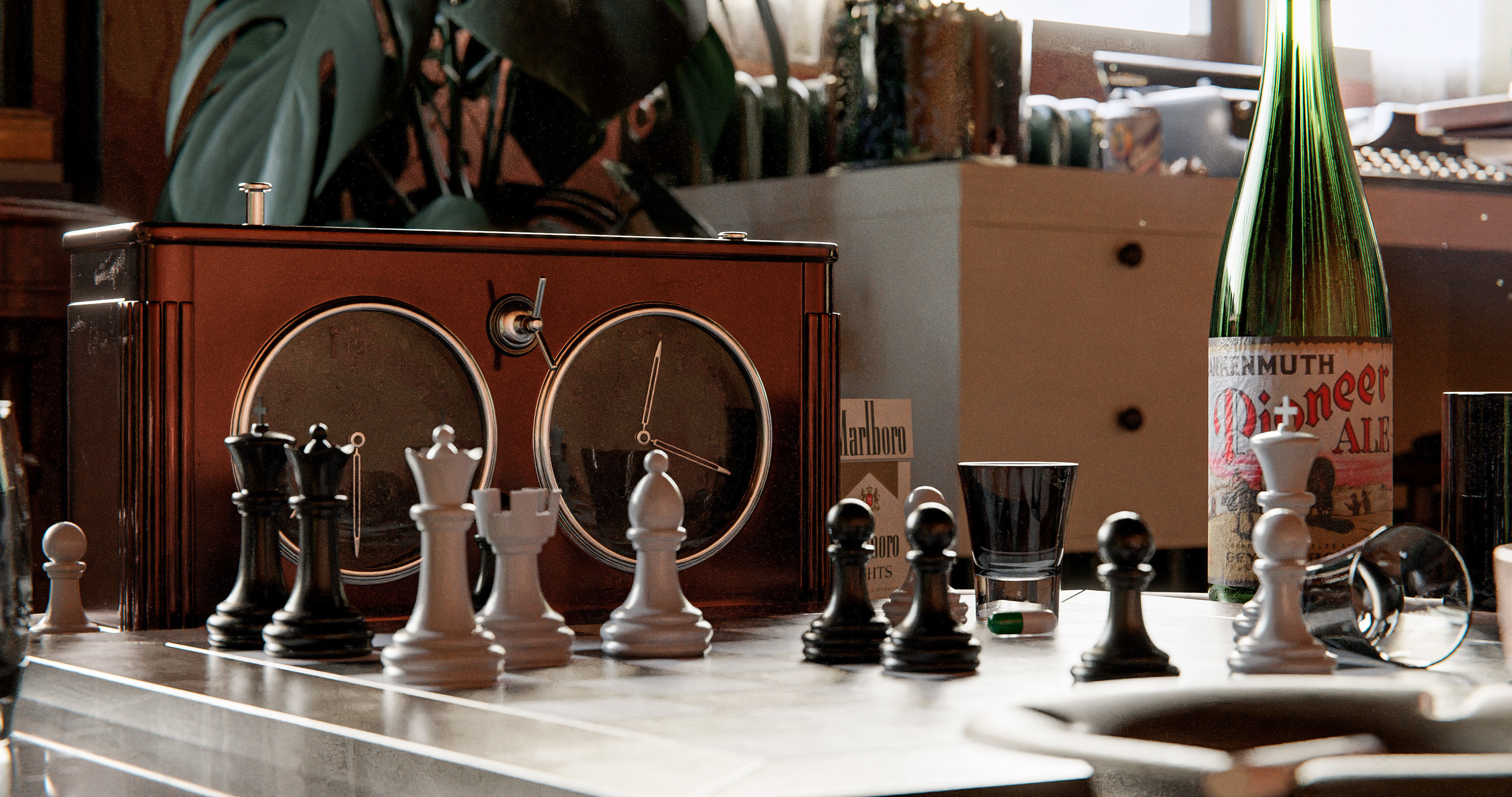 Queens Gambit - Social Scene 3D model_8