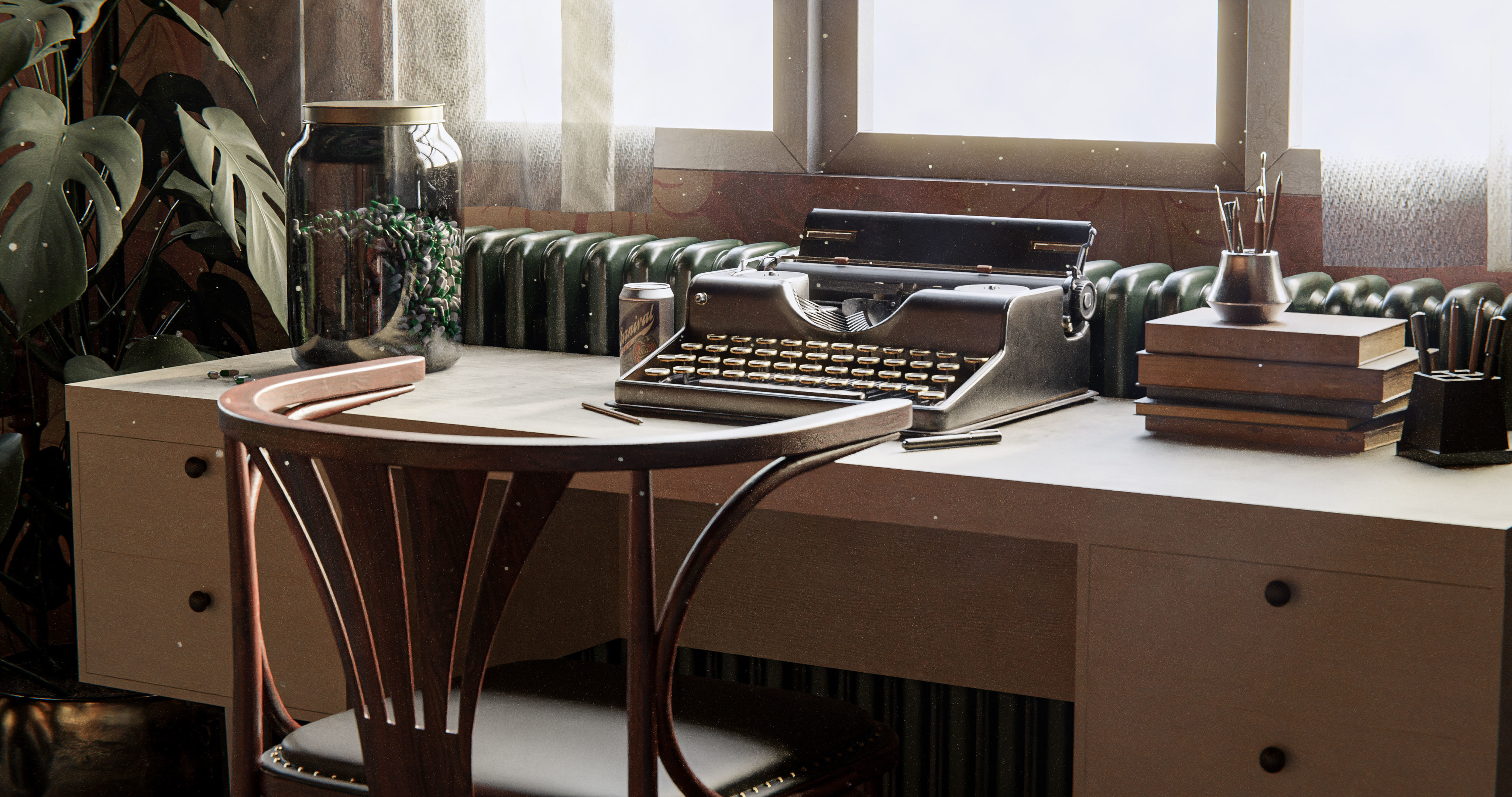 Queens Gambit - Social Scene 3D model_9