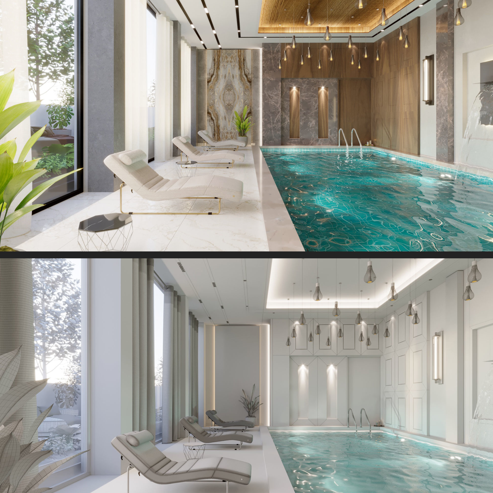 CONTEMPORARY POOL   3D model_4