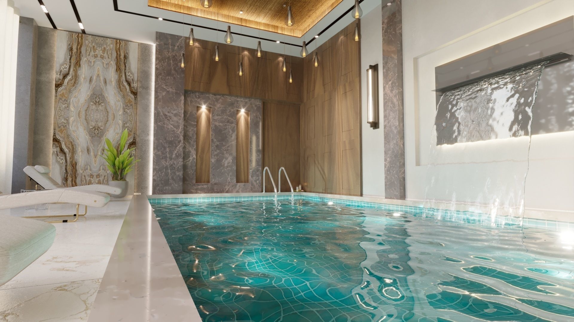 CONTEMPORARY POOL   3D model_2