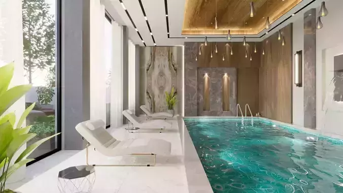 CONTEMPORARY POOL   3D model