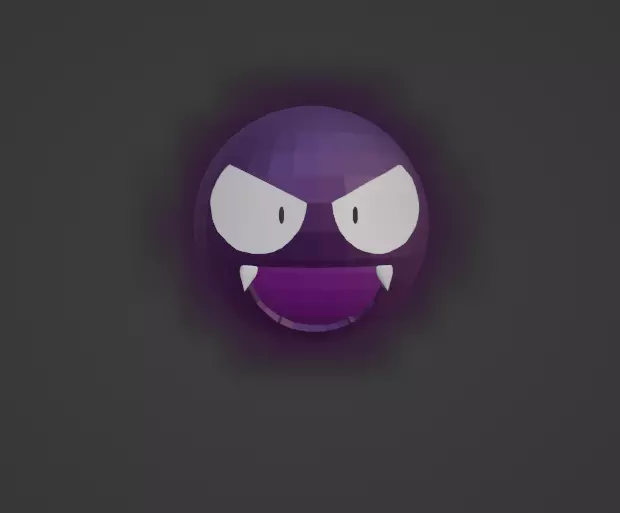 Gastly With smokes Free 3D model_0