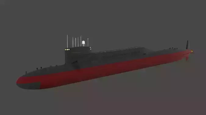 Type 096 Submarine 3D model