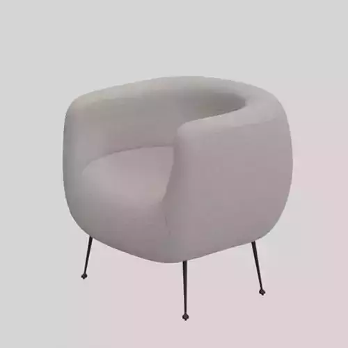 buckle-chair lounge chair with legs