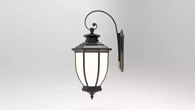 lantern D outdoor wall sconce