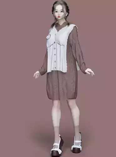 Brittney For Genesis 8 Female 3D print model