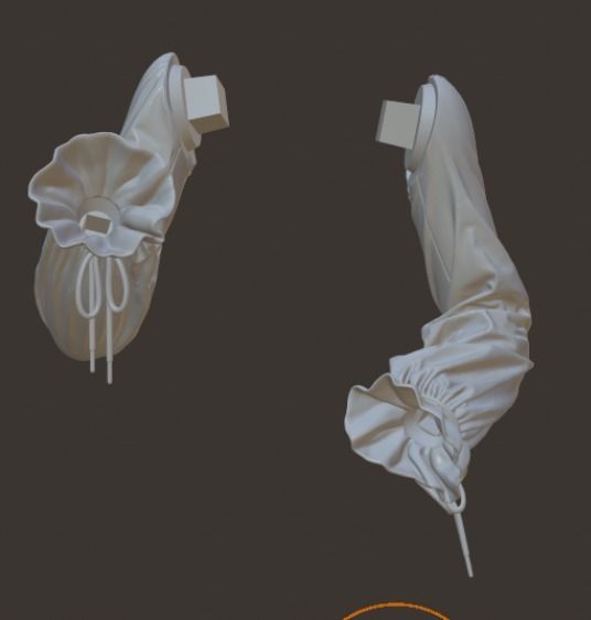 Girl on bench 3D print model_2