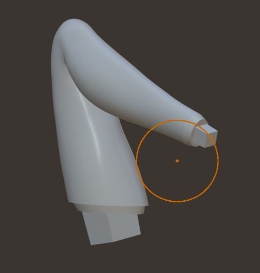 Girl on bench 3D print model_4