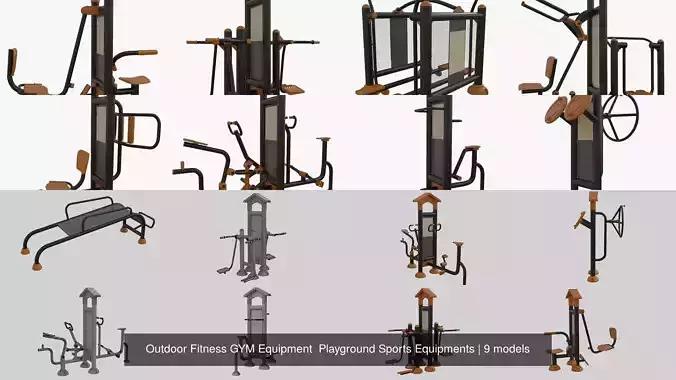 Outdoor Fitness GYM Equipment  Playground Sports Equipments